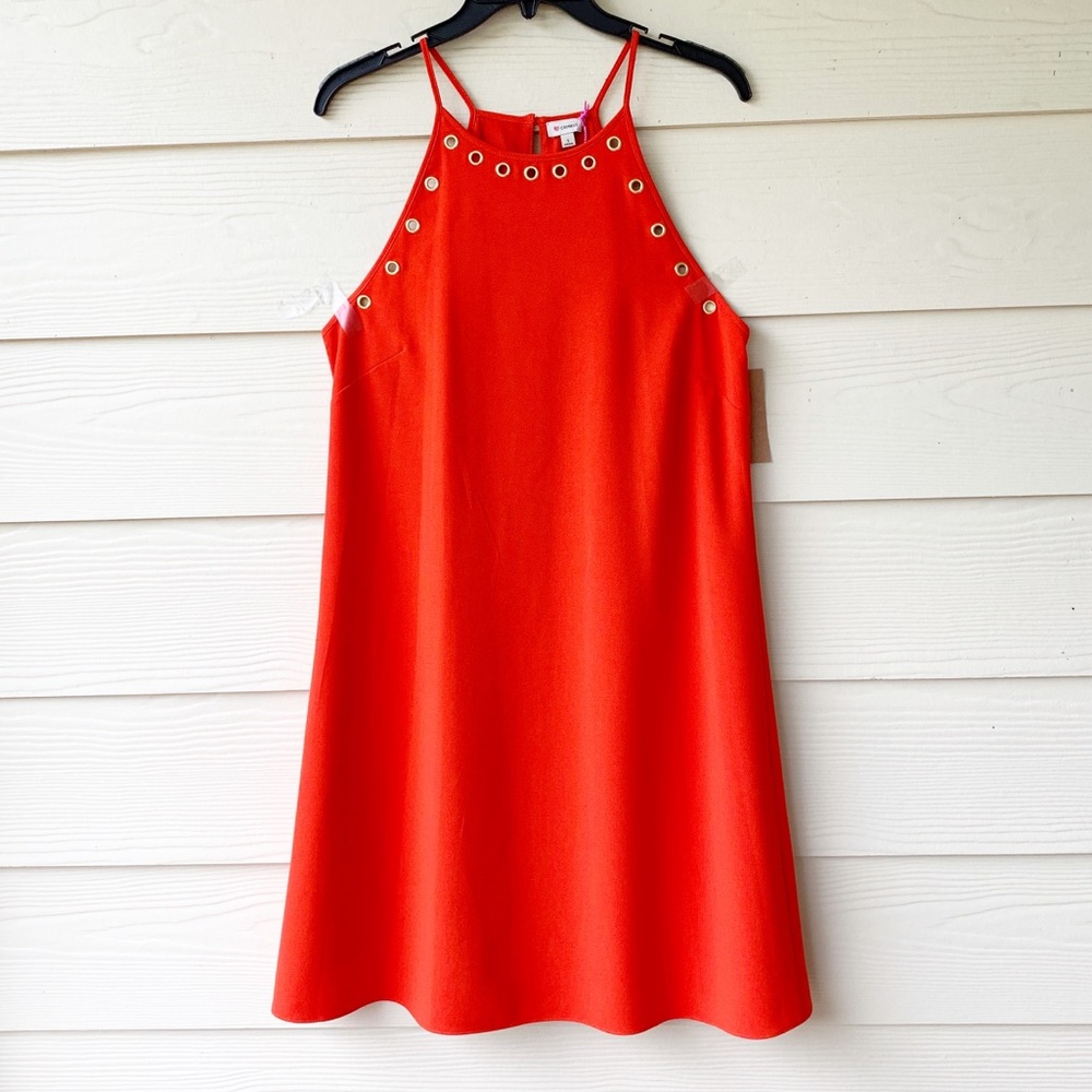 NWT Daniel Cremieux  Alice Candy Orange Dress Sz S